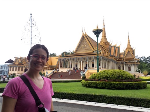 The beautiful architecture of the royal palace. 