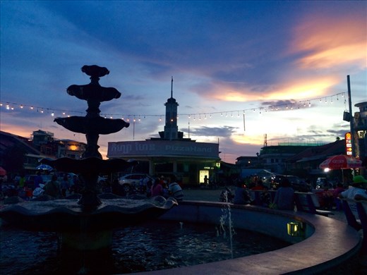 The best sunsets we've seen were in Battambang.