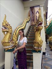 Doi Suthep is the temple on the mountain just outside the city walls of Chiang Mai: by mwollak, Views[209]