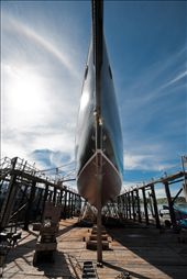 Bluenose 2.5 -got past security to grab this frame of the ship day before launch: by mwphoto, Views[337]