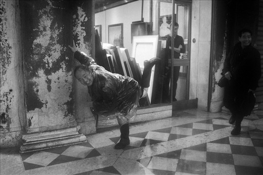 The dress code of  the flooded Venice :)