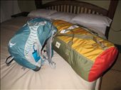 My gear for the climb ... night before we take off at Mhabe Cottages: by my_year_of_yes, Views[243]