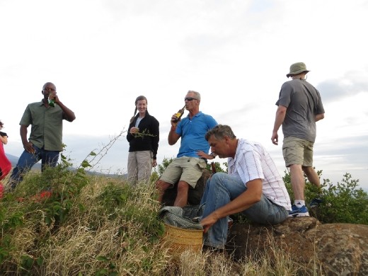 Our host at Simba Farm, Wim, took us on a tour of the farm and we had 