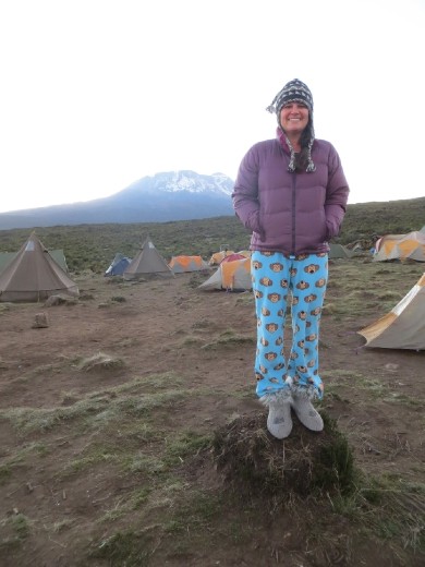 My famous Monkey Pajamas made the trip along with my Gator fuzzy slippers!