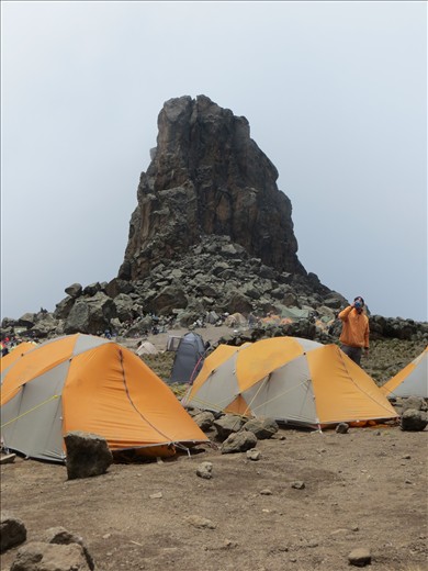 Lava Tower Camp (15,230 ft)