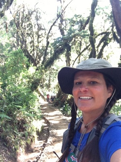 Last stretch out of Kilimanjaro National Park! :-(