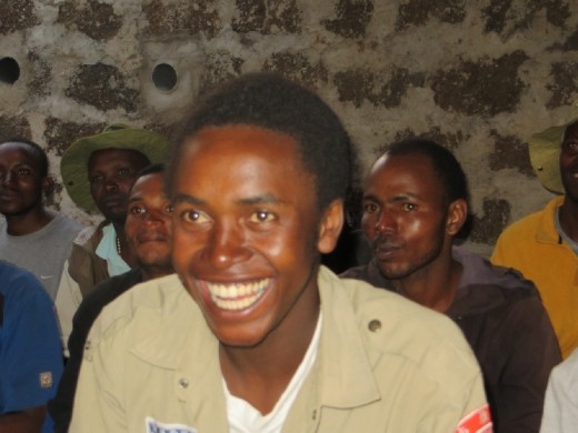 My porter, Frank, at the celebration ceremony! I think he is extra happy not to be carrying my bag any longer! (Wish I could take him with me on the rest of my trip!)