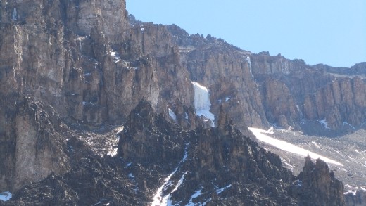 A closer look at what we have to climb to get to the crater! Yikes!!!