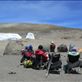 Lunch in the crater ...we were given the choice to camp here overnight with an 80% chance to summit in the morning OR since it was a rare, clear afternoon we could summit this afternoon with a 100% chance of making it.  I'm no dummy ... even though I could barely breath and was exhausted, I chose today! I've been dreaming about reaching this summit for 20 years ... 100% sounds GREAT to me!!! Views[192]