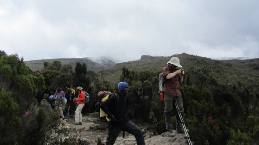 Rest stop on the way down...