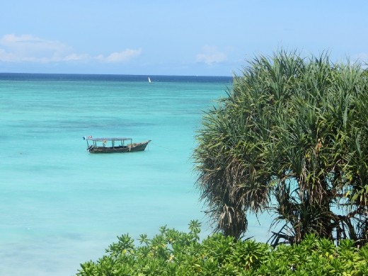 View from the Ras Nungwi Resort on Zanzibar!