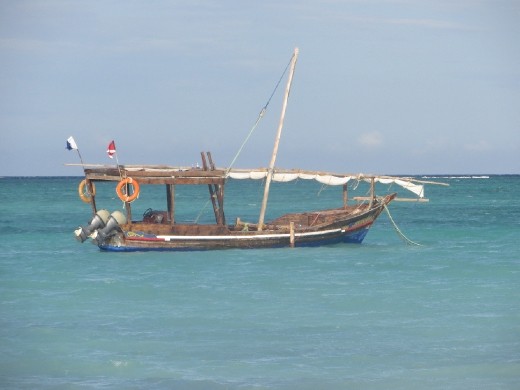 The local dive boat I went out on.