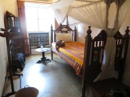 My room at the Zanzibar Coffee House