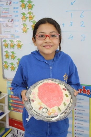Incredible Edible Cell Project - Lina. Unfortunately, I missed tasting this cake too. Very creative cell!