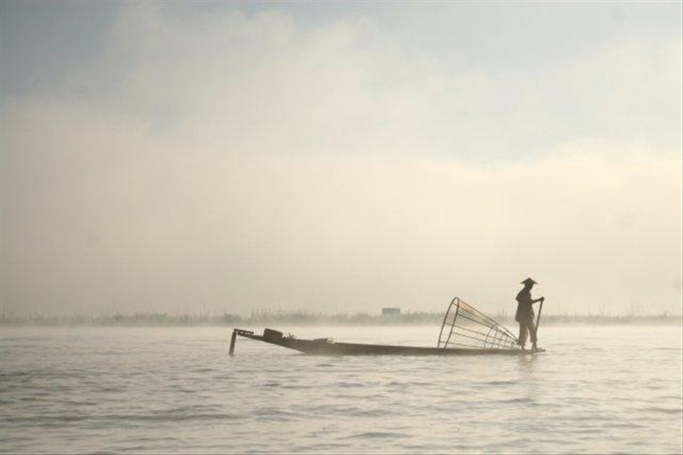 Inle lake fisherman