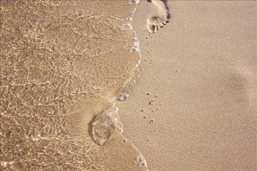 This is the first photo that I took on the beach and it's my favourite because the shore represent to me the 