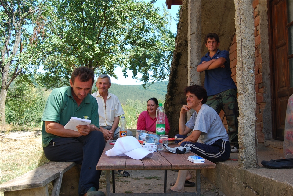 Rural Bosnian family. Few resources but happy. (August 2012)
