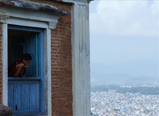 Unknowingly to the child monk I shared a moment in time with him. 