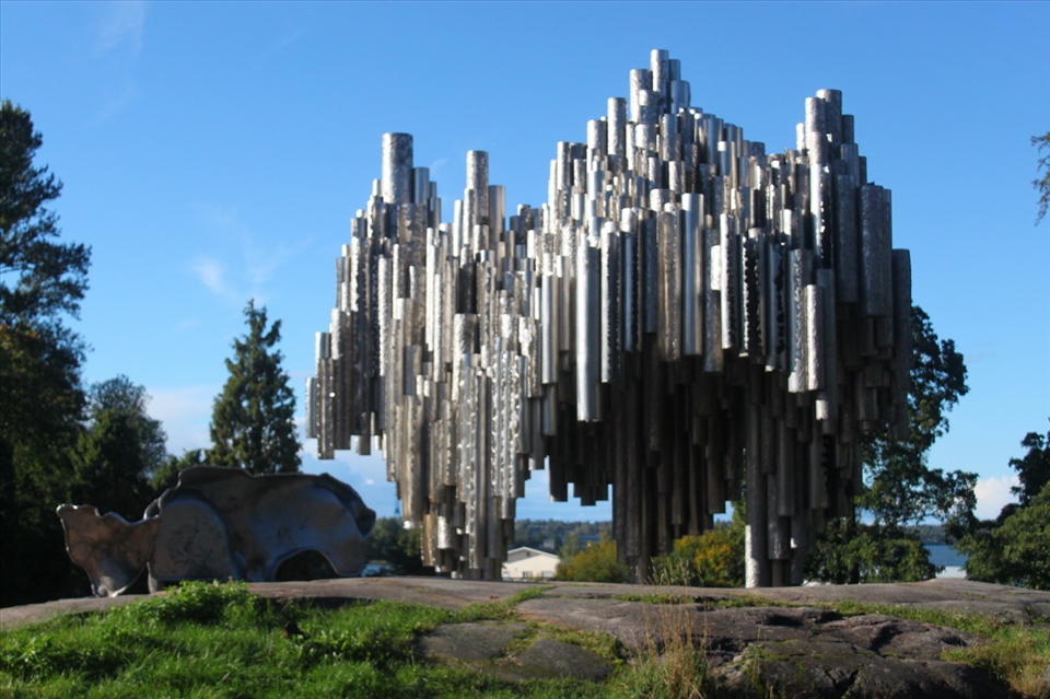 sibelius monument, to recall the great finnish composer, Jean Sibelius