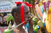 Devotion. A 'kavadi' bearer at the hindu festival of thaipusam: by myrawther, Views[539]
