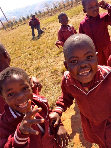 The love from a child at Emachegwini Primary School is like no other