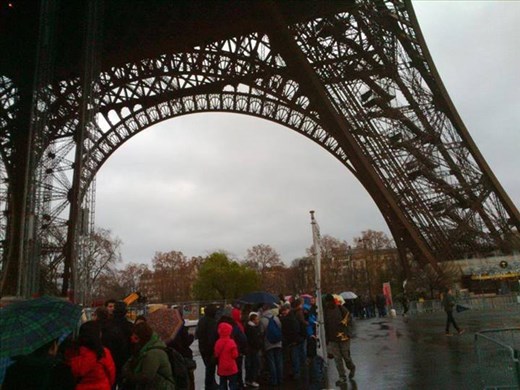 People on queue to go on the tower