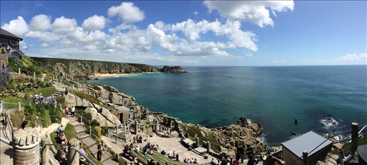 Celtic Sea beautifully overlooking from the Minack Theatre