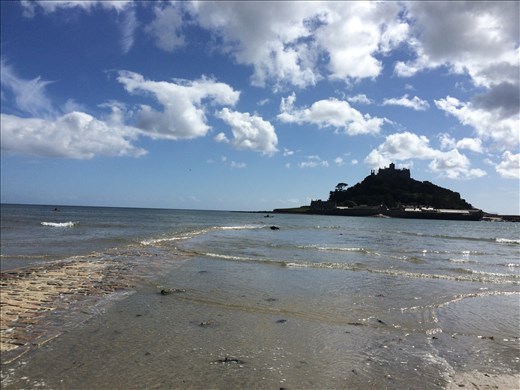 St Michael's Mount seen from the shore
