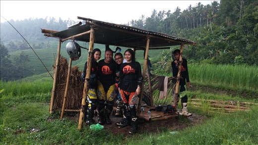 We wanted adventure, this is adventure! It started pouring!