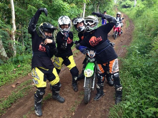 While my bike stalled.