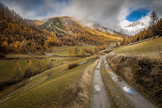 With 14kg in my backpack and 4h hiking, it was a long road to reach our goal.