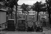 trash trollies outside a children's school: by nameless, Views[179]
