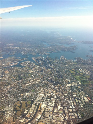 Coming into Sydney