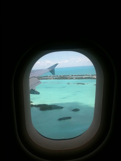 Flying into Turks