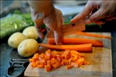 Meticulous veggie chopping : by nannussoup, Views[198]