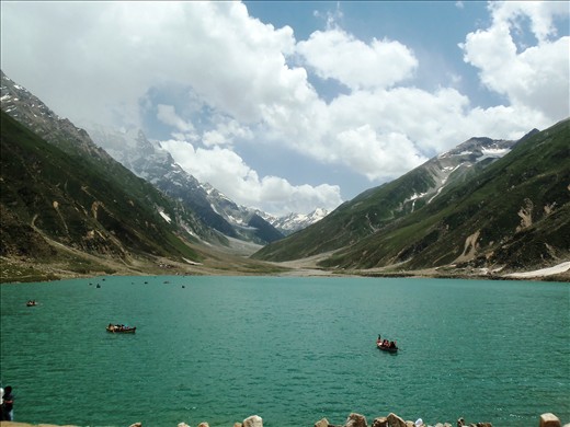 Beautiful Saif Ul Malook Lake,where People from hot cities enjoying in summer 