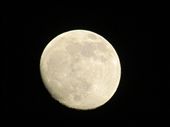 Not fully completed Moon but Provide us Friendly light while coming back at trik: by naran, Views[531]