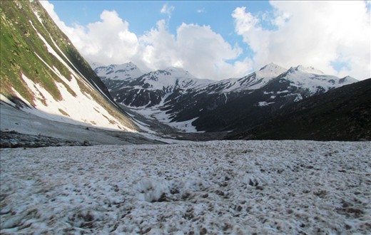5 hour Triking to the Base camp of Malika Parbat(queen of mountain)from lake