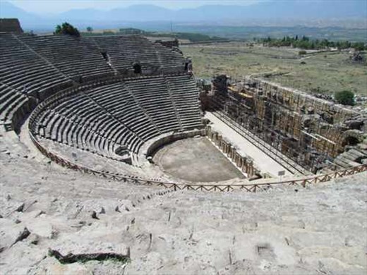 an ancient theatre