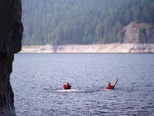 Birusa - a cold Siberian river