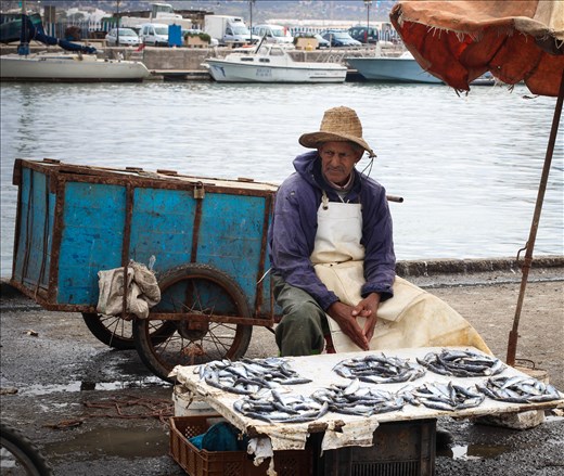 Fisherman Ali goes to the ocean with other men from the village to catch and sell fish in roder to feed his family. He is doing it since 15 years almost every day