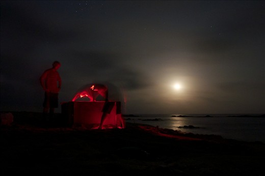 It was pitch dark when a hawksbill turtle emerged from the ocean to find a perfect nesting spot on the shore. Sand started flying in all directions and then she entered a sort of trance to lay her hundred-odd eggs. The moon rose when she erased the traces of her sandy womb and the turtle tagging team dropped a box around her.