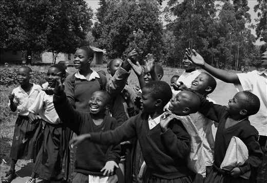 Freedom. Walking back to our campsite a group of children spot the bubble trail we were leaving.  Their freedom in spirit and their joyful smiles were contagious. 