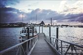 Boat at Port Taranaki at Twilight: by natcwaugh, Views[216]