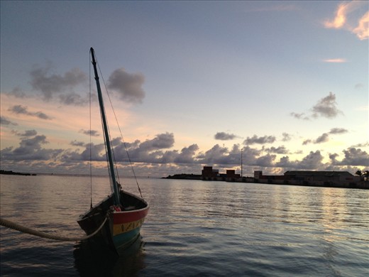 Dawn in Avarua, looking North. In Rarotonga, Avarua is the main town, home to the islands only airport, and sea port.