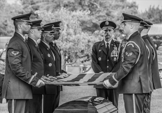 Arlington Cemetery funeral for a General in the Army. My classmate was making a documentary on his friend Ron who was a General in the army and active member in his church. This is the moment when the widow broke down in tears. Very powerful seeing these men going through the ceremony