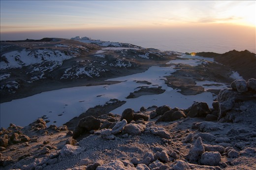 Uhuru Peak - 5895m at 6am on the 26th August