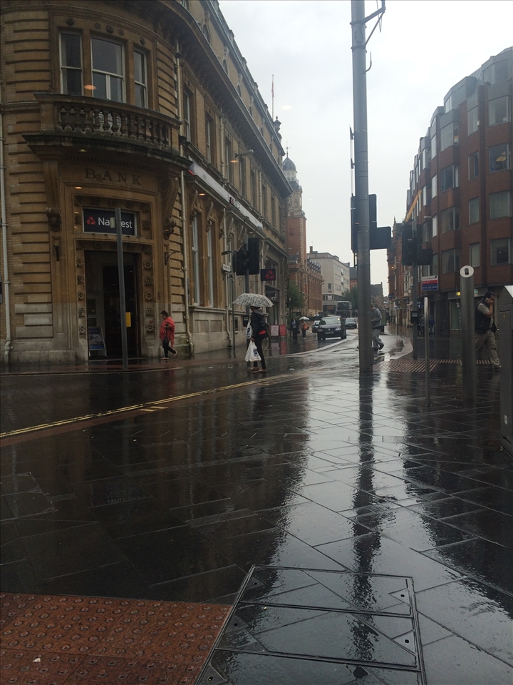 Rain in Leicester