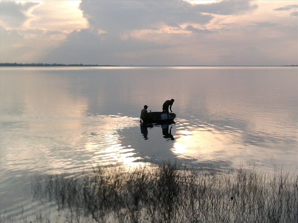 Life on River, Sunset,River