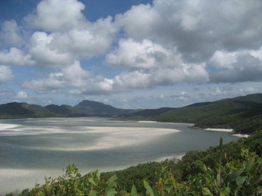 Whitheaven beach in Queensland